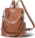 Women Backpack Purse PU Leather Anti-theft Casual Shoulder Bag Fashion Ladies Satchel Bags by Unknown