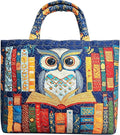 Women's Quilted Tote Bag – Lightweight Large Capacity Foldable for Travel | 20.87" L x 15.75" H by Unknown