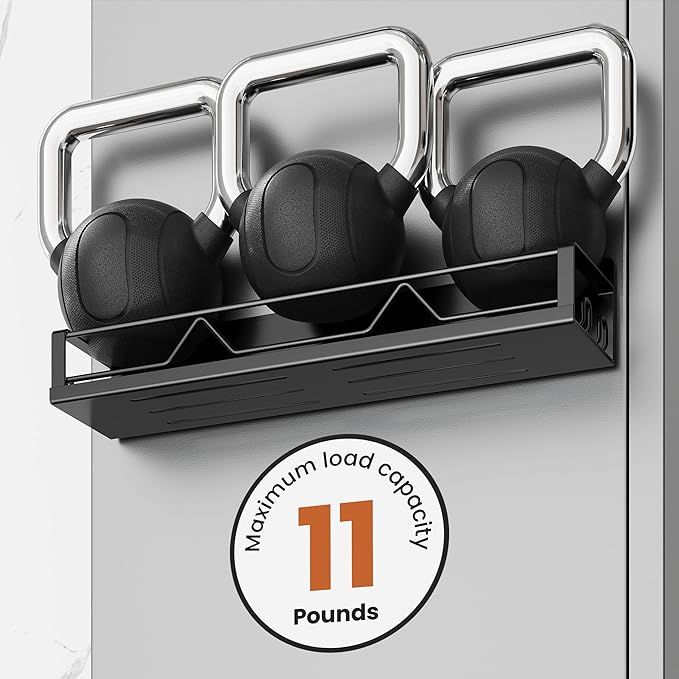 Mystozer 16.9 Inch Wide Large Capacity Magnetic Spice Rack for Refrigerator,4 Pack Metal Fridge Shelf Apartment Essentials Fridge Organizer Magnetic Storage Fridge Magnet Organizer(Black) - Image 4