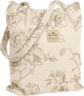 Miss Adola Corduroy Tote Bag for Women with Aesthetic Design | Magnetic Buckle & Pocket, Reusable, Soft, Roomy, Long Shoulder Handles, Double-sided Print, Casual Daily Work, Grocery Bags by MissAdola