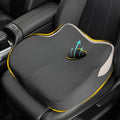 Allaboutsla Car Seat Cushion for Driving, Car Seat Pillow for Short Drivers | Ergonomic Memory Foam Seat Cushion for Pain Relief, Adult Booster Seat for Car, Butt Cushion for Car, Truck, Office Dark Gray by Allaboutsla