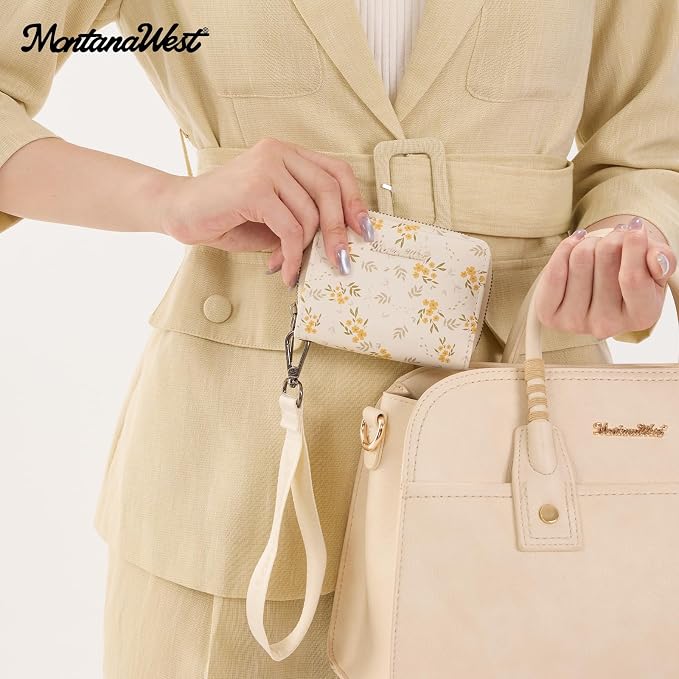 Montana West Small Wallet for Women Female Ladies with a Detachable Wristlet Womens Wallet with Rfid Blocking Lining Minimalist Lightweight & Easy to Carry - Image 6