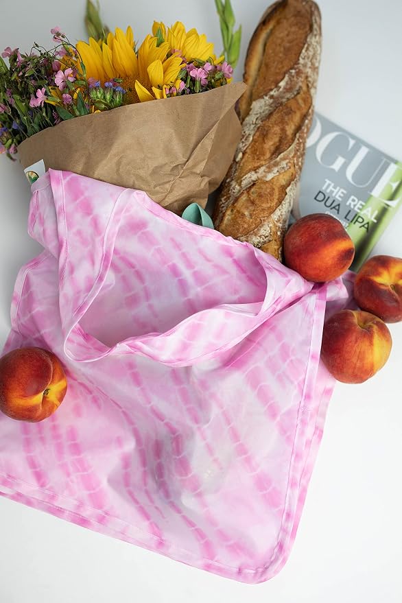 Pure Sage Reusable Grocery Bag - Stylish Shopping Bags for Groceries - Foldable Tote Bag - Image 3