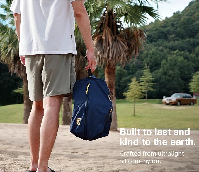 Ultralight Travel Shoe Bag 10L, Fits 2 Pairs Shoes, Large Water-Resistant Packing Cube. - Image 6