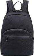 FIREDOG Mini Smell Proof Backpack with Lock for Men Women, Smell Proof Bookbag for Travel (Black) by FIREDOG