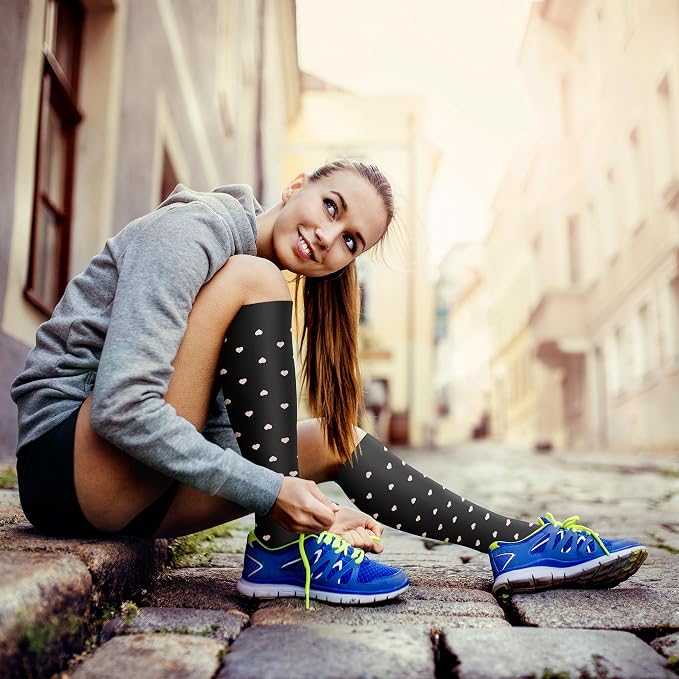WITHYOU Compression Socks 15-20 mmHg is Best Athletic for Men & Women Running Flight Travel Nurses Pregnant - Image 3