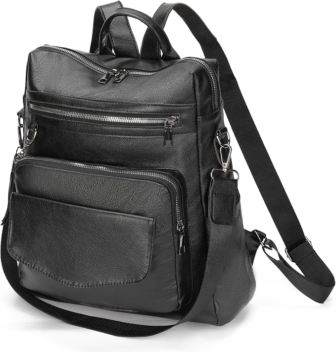 GAEKEAO Backpack Purse for Women PU Leather Anti-theft Backpack Ladies Convertible Large Travel Designer Fashion Shoulder Bag - Image 7