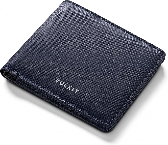 VULKIT Lite Wallet, RFID Blocking Bifold Wallets, Minimalist, Water-repellent & Wear-resistant by VULKIT