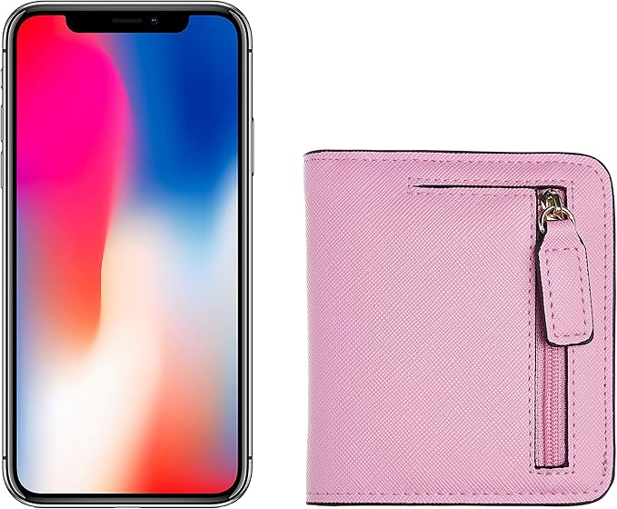 Toughergun Women’s Small Slim Leather Wallet with RFID Protection, Compact Bifold Mini Purse with Clear ID Window - Image 6