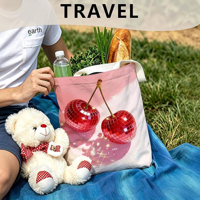 Summer Coastal Beach Canvas Tote Bag - Image 2