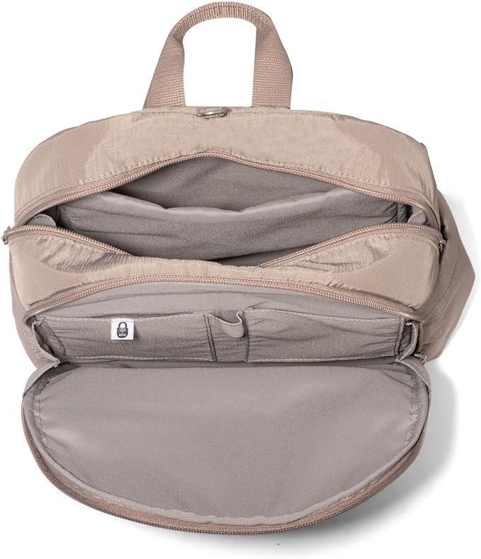 Securtex Anti-Theft Getaway Backpack - 9.4"x13"x5" Travel Safe Bag w/Locking Zippers, Slash-Resistant, RFID - Image 8