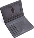 Alldaily Small RFID Wallet for Women Slim Compact Bifold Pocket Ladies Travel Mini Purse (Grey) by Alldaily