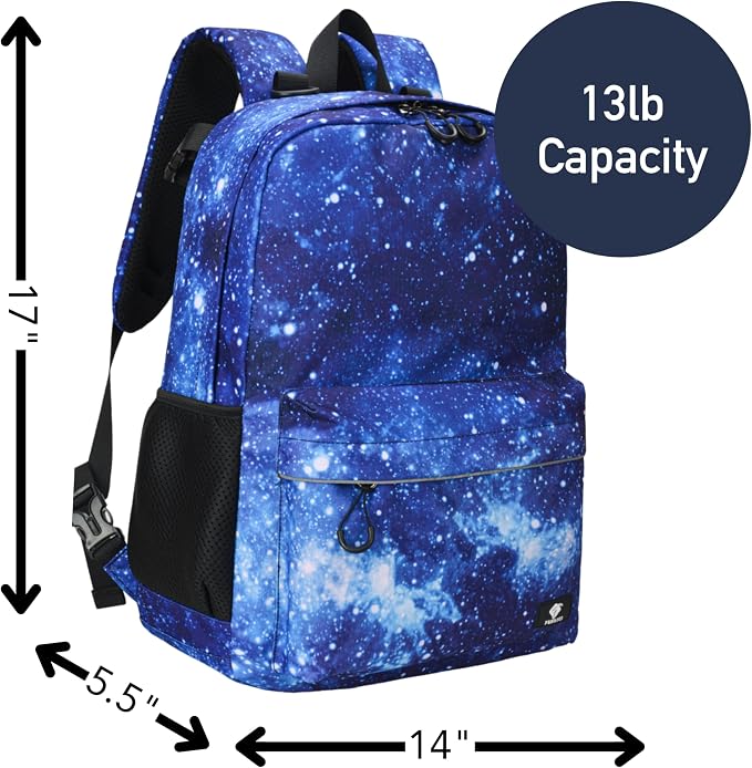 Fenrici Adaptive Backpack for Girls, Boys for All Abilities and Ages; Wheelchair Backpack with Adaptive Design; Perfect for Travel, School, and Everyday Adventure, Blue Galaxy - Image 6