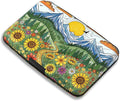 Maicican RFID Blocking Aluminum Credit Card Holder | Slim Metal Wallet for Women & Men, Business Card Case for Travel, Fits Front Pocket, Card holder wallet - Sunflower Mountain by Maicican