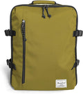 Travel Backpack 21L Minimalist Casual Small Carry-on Daypack 15-inch Laptop Notebook, Overnight Weekender Dark Yellow Mustard by Rangeland