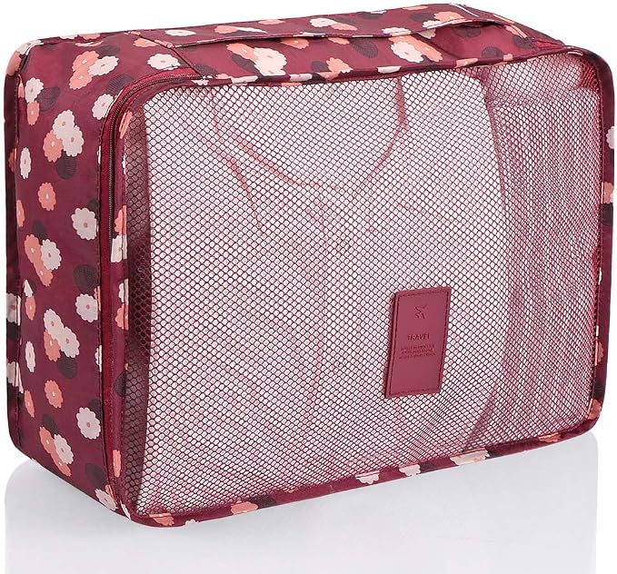 Mossio 7 Set Packing Cubes with Shoe Bag - Travel Carry On Luggage Organizer - Image 5