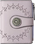 Tipmile Small Wallet for Women Bifold RFID Blocking Card Holder Leather Wallets with Zipper Coin Pocket by Tipmile