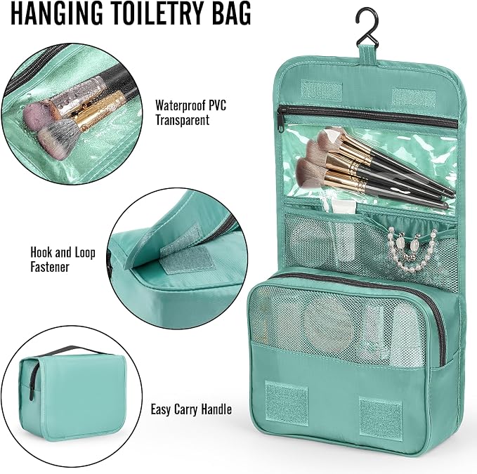 Veken 8 Set Packing Cubes for Travel Essentials, Suitcase Organizer Bags in 4 Sizes, Carry-On Luggage Accessories with Laundry Bag, Airplane Must Have with 99-Count Mesh Holes - Image 3