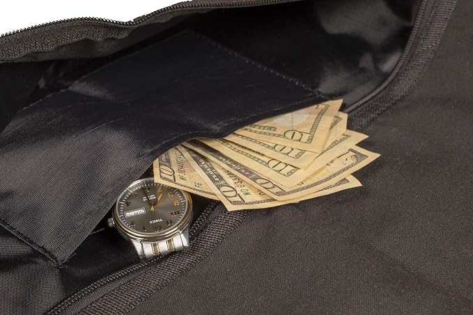 Hanger Diversion Safe with Hidden Pocket | Fits Under Hanging Clothes, Hide Valuables, For Home or Travel - Image 8
