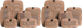Compression Packing Cubes for Travel - Luggage Organizer Bags - Double Zipper Packing Cubes for Suitcases (12-Pack, Mocha) by Aerotrunk