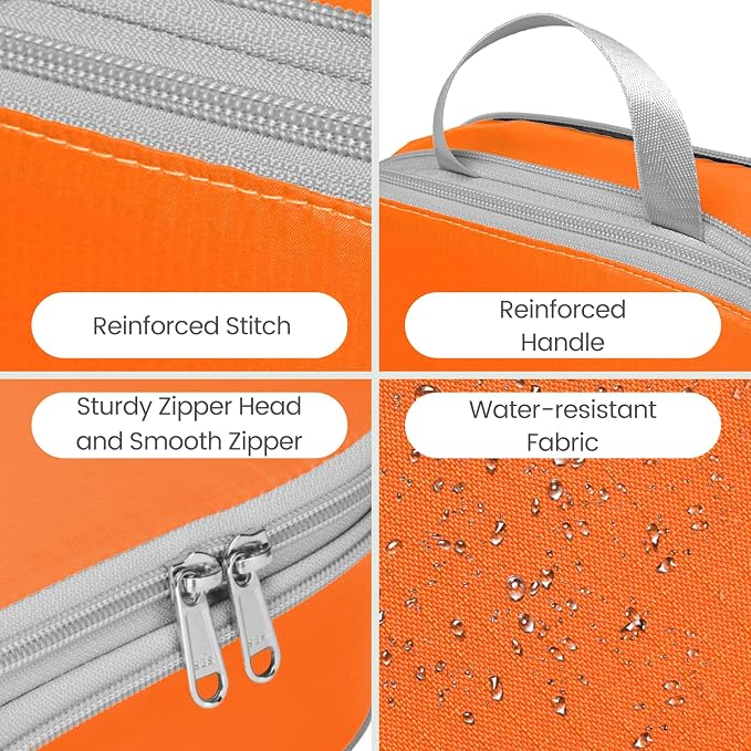 Cambond Compression Packing Cubes for Travel - Luggage Suitcase Organizer | Compression Zip Design for Space-saving, Expandable, Lightweight, Keep Clothes Sorted, Luggage Space Tidy, Carry on Pack Fast - Image 8
