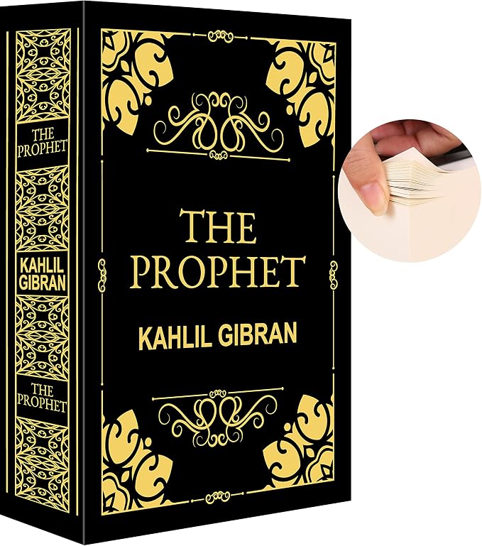 The Prophet Diversion Book Safe with Real Pages,Hidden Safe Secret Storage,Small Safe with Key Lock,Lock Box for Cash Jewelry,Cash Box,Gun Safe by Ulixu