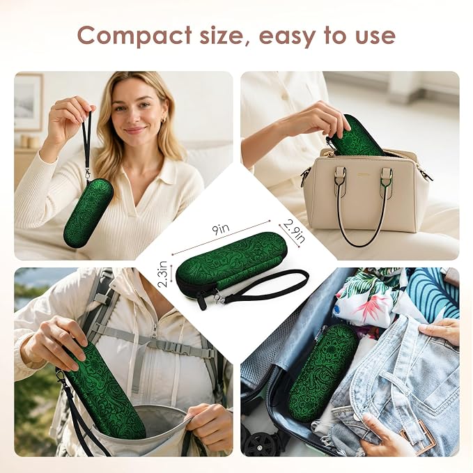 Electric Toothbrush Travel Case, compatible with Oral-B/Oral-B Pro 1000, 1500, 5000, 7000, 7500, 6000, 9600; Philips Sonicare 4100, 5100, 1100, 6100, 5300; Oral-B iO electric toothbrush - Image 3