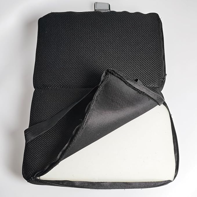 Foldable Travel Seat Cushion Portable Seat Cushion for Car Seat, Airplane, Bleacher, Camping, Office (15.7 * 11.8 * 3in) - Image 5