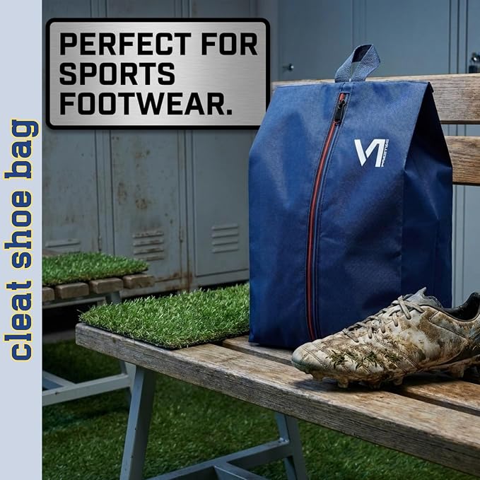Shoe Bags for Travel with Waterproof Zipper-Durable Polyester Material Shoe Pouch - Large Size Gym Cleat Bag Smell Dust Proof Unisex/Lightweight 6-pack Set - Image 5