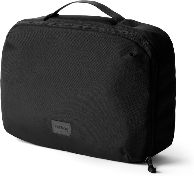 Bellroy Hanging Toiletry Kit Plus 8L, Travel Toiletry Bag - Black | 8L travel hanging toiletry bag for your toiletries and essentials by Unknown