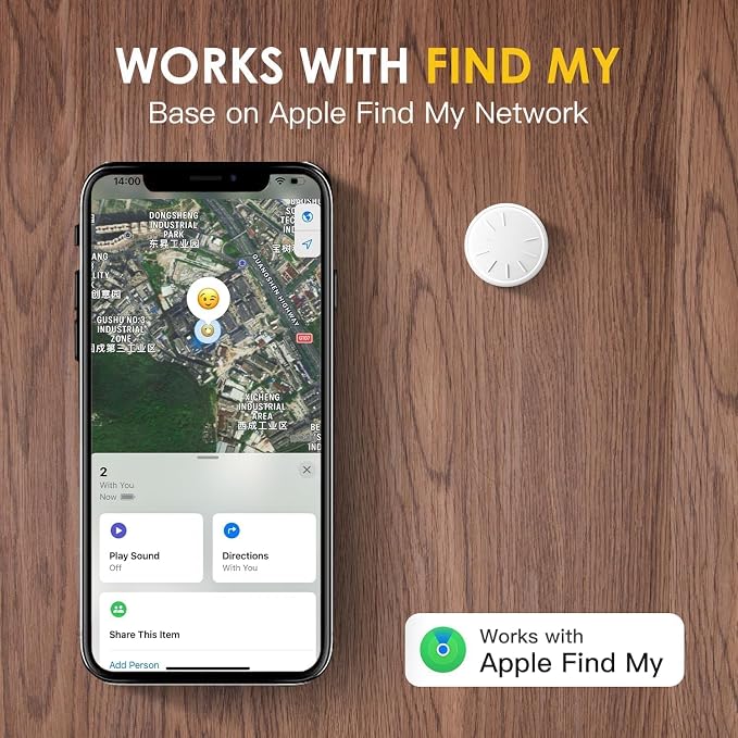 GPS Tracker for Vehicles, 1PCS Real Time GPS Tracker for Car Work with Find My (iOS Only),MINI Car Tracker Device Hidden,No Monthly Fee, Waterproof Car Tracker - Image 8
