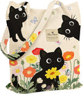 Miss Adola Corduroy Tote Bag for Women with Aesthetic Design | Magnetic Buckle & Pocket, Reusable, Soft, Roomy, Long Shoulder Handles, Double-sided Print, Casual Daily Work, Grocery Bags by MissAdola