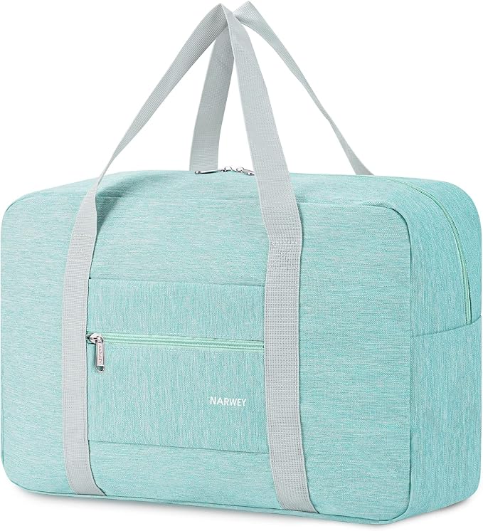 For Spirit Airlines Personal Item Bag Foldable Travel Duffel Bag Tote Carry on Luggage Duffle Overnight for Women and Men by Narwey