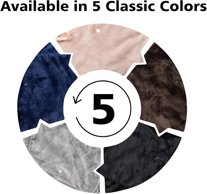 Packable Travel Throw Blanket, Black | Soft lightweight wearable travel accessory with carry pouch, airplane blanket, road trips, office naps,outdoor camping - Image 8