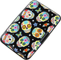 Credit Card Holder, Metal Card Wallet RFID Blocking Mini Slim Aluminum Business Hard Card Case for Women Men (Butterfly Sugar Skulls) by Kaabao
