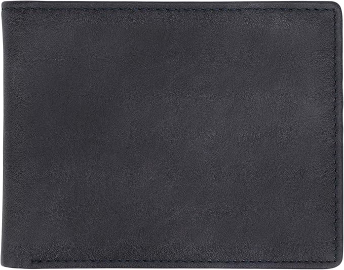 HIMI Wallet for Men-Genuine Leather RFID Blocking Bifold Stylish Wallet With 2 ID Window - Image 7