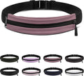 Fitgriff® Running Belt V2 for Men & Women - Slim Fanny Pack, Phone Holder for Jogging, (Fits All Cell Phones) - Money Belt, Runners Waist Pouch (Dusty Rose, One Size (Waist 24.4 – 43.3 inches)) by FITGRIFF