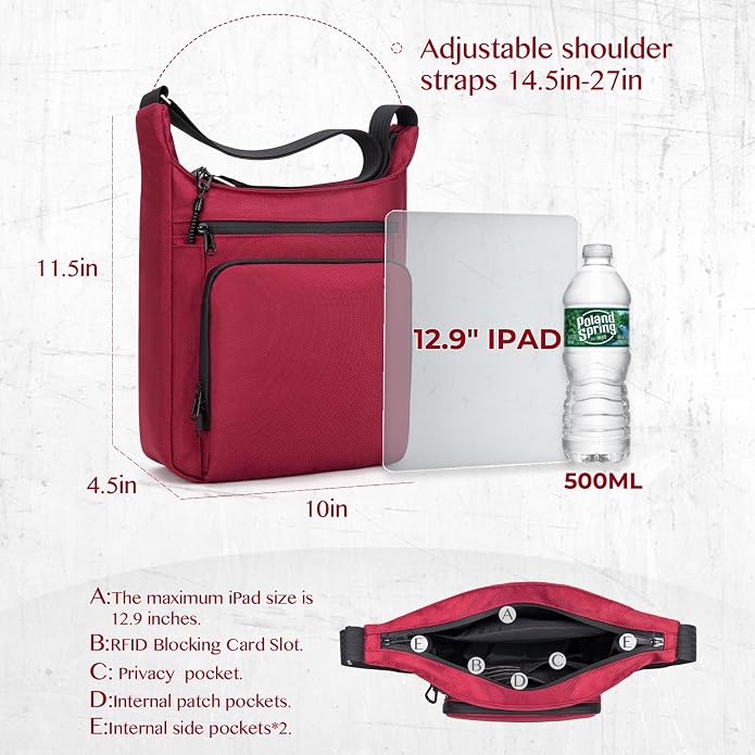 Sling Backpack Anti theft Crossbody Shoulder Bag for Men and Women Travel Work - Image 4