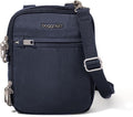 Baggallini Securtex® Anti-theft Mini Everything Crossbody Bag, 6.3"x8.25" Rfid, Locking Zippers & Cut-resistant Strap by baggallini