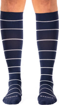 Nylon Knee High Socks - 15-20mmHg Graduated Compression Socks - Soft & Breathable Support Unisex Socks by Comrad