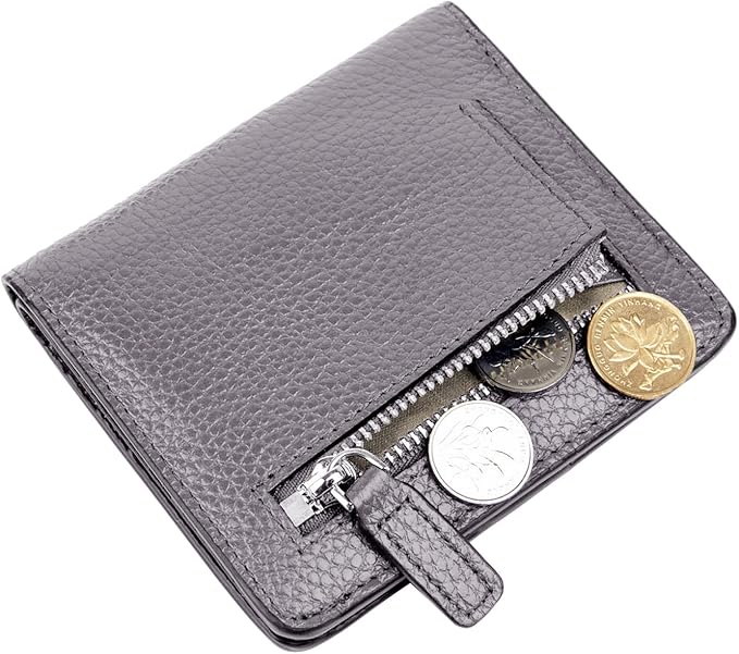 Small Leather Wallet for Women, Ladies Credit Card Holder RFID Blocking Women's Mini Bifold Pocket Purse - Image 6