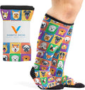 Viasox Compression Socks for Women and Men, Knee High Socks 12-15 mmhg Circulation Support for Flight, Travel, Daily by Viasox