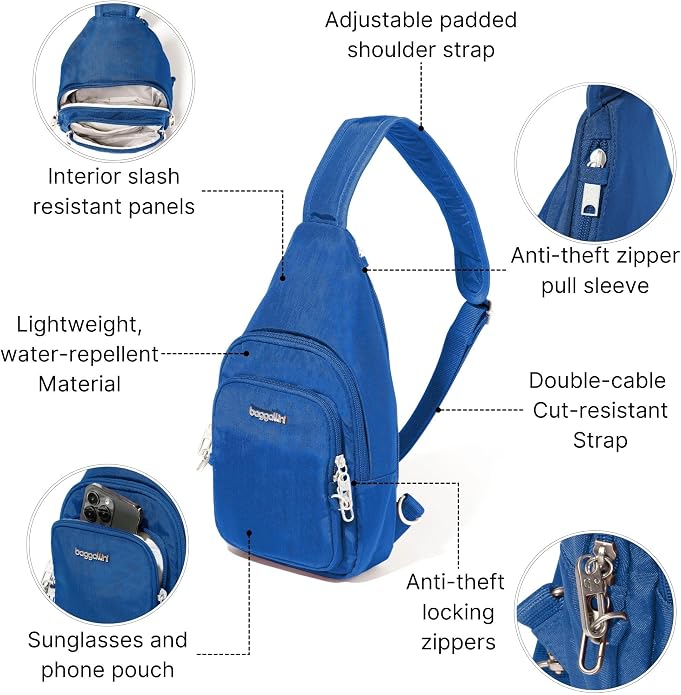 Baggallini Securtex Anti-Theft Daytripper Sling - Image 5
