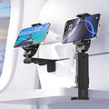 Perilogics Gen 2 Airplane Phone Holder Mount, Travel Essential Phone Stand | Upgraded Silent Hinge, 360° Adjustable, Compact Size, Wider Clamp Fits iPhone, Android & Gaming Devices by Perilogics