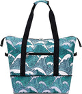 Expandable Duffel Bag for Women with Trolley Sleeve/Wet Pocket Weekender Travel Tote Large Carry On Overnight Luggage by HAWEE