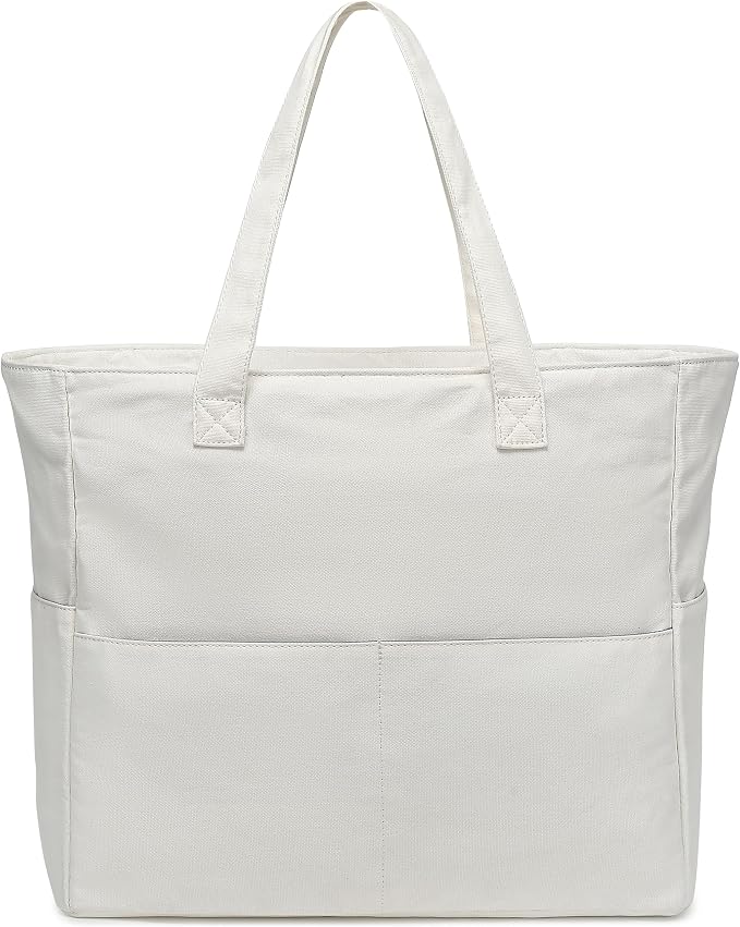 LEDAOU Large Beach Bag for Women, Waterproof Sandproof Tote Bag with Zipper | 36L Pool and Swim bag with Zipper, Wet/Dry pocket and 7 Pockets for Beach Days, Cruises, Vacations and Family travel by LEDAOU