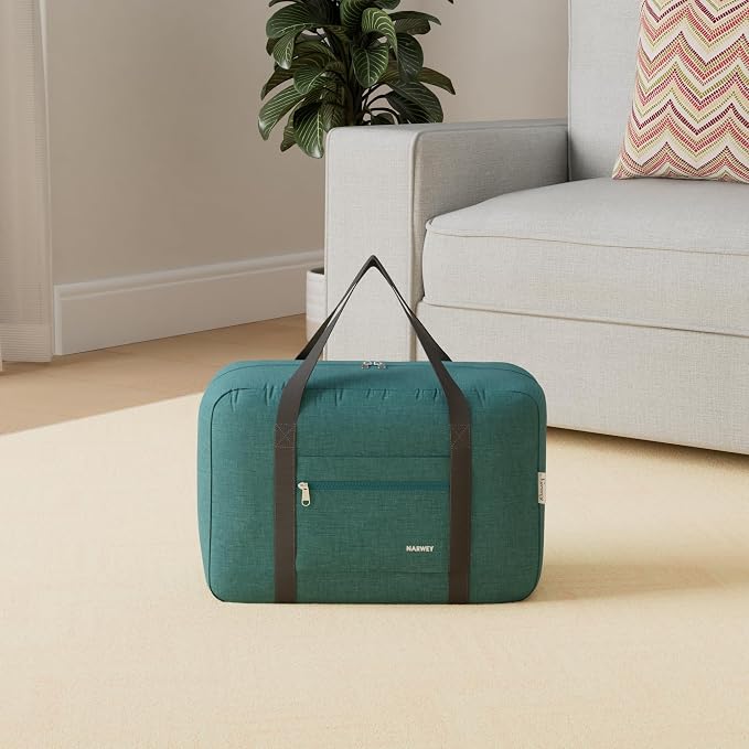 For Spirit Airlines Personal Item Bag Foldable Travel Duffel Bag Tote Carry on Luggage Duffle Overnight for Women and Men - Image 2