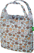 ECO CHIC Foldable Reusable Grocery Bags - Lightweight, Recycled & Reusable Shopping Bag - Waterproof Packable Tote by ECOCHIC
