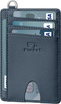 FurArt Slim Minimalist Wallet RFID Credit Card Holder for Men | slim minimalist compact rfid id window thin by FurArt