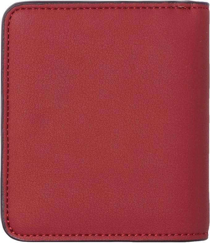 Toughergun Women’s Small Slim Leather Wallet with RFID Protection, Compact Bifold Mini Purse with Clear ID Window - Image 4